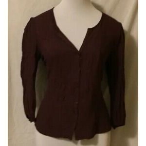 Old Navy XS Long Sleeve Poet Blouse